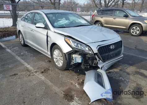 2017 Hyundai Sonata Hybrid Se from USA, damaged, VIN KMHE24L18HA058239